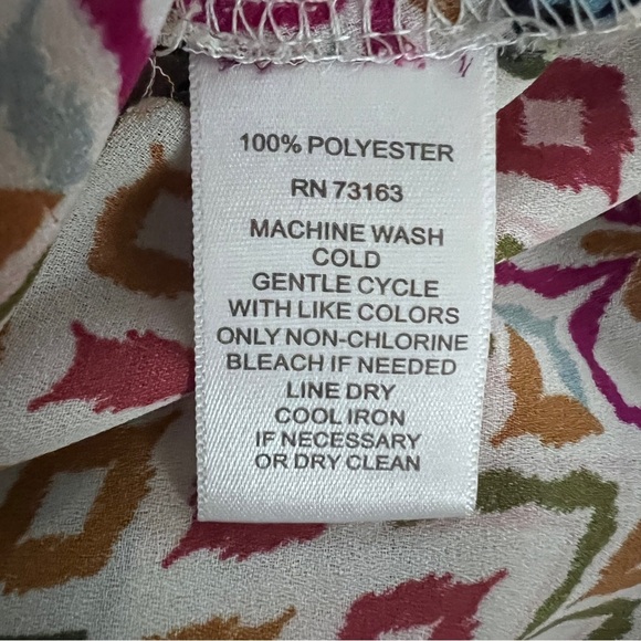 Spense Colorful Geometric Graphic Tank Size Small Lightweight & Cool Fabric EUC - Picture 5 of 5